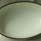 Porcelain gardener of paris period Napoleon III late 19 th floral decoration