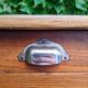Bureau bois brut années 50