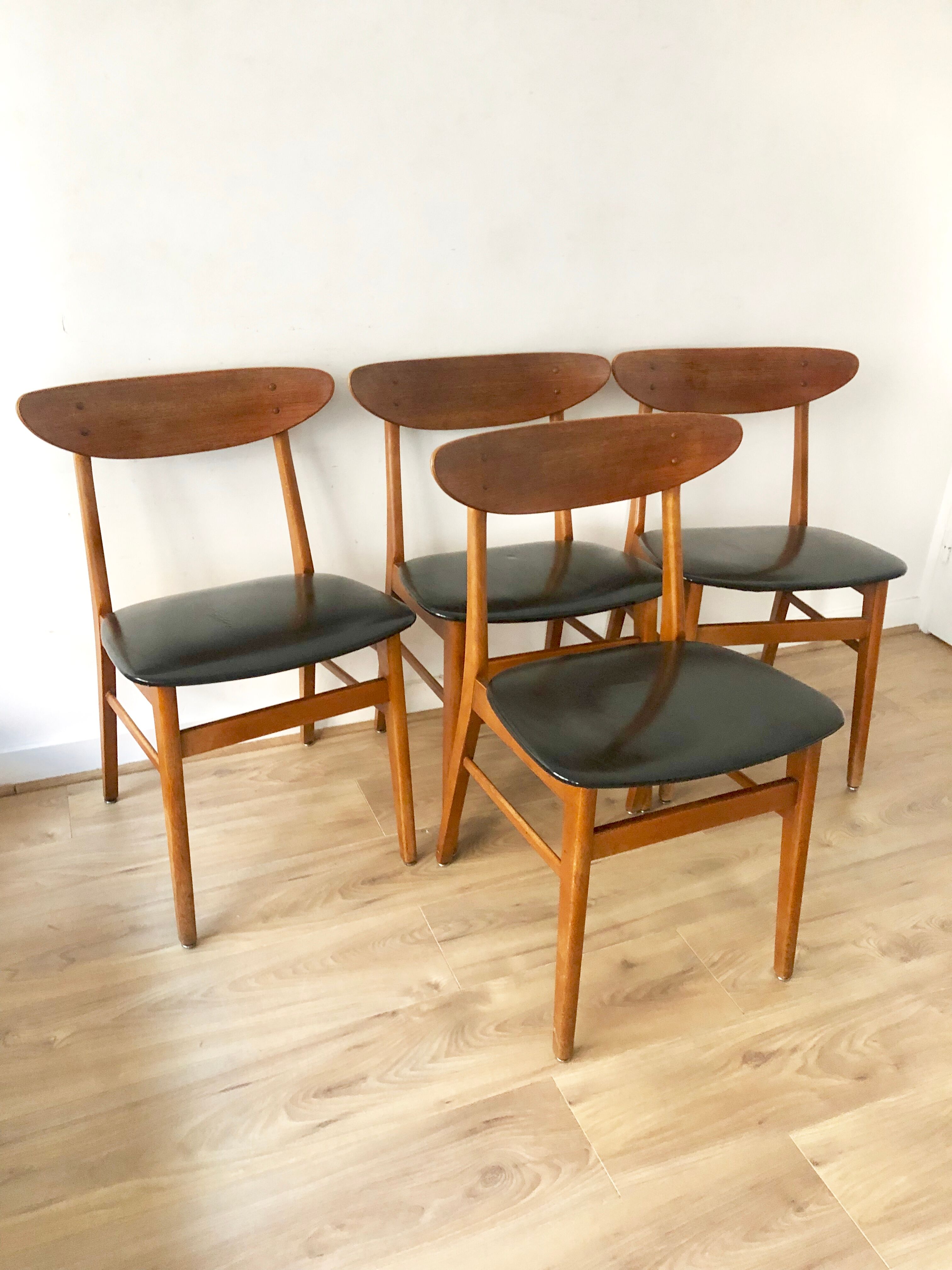 Set of 4 chairs Scandinavian