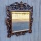 Miroir de chateau ancien sculpté style Neorenaissance