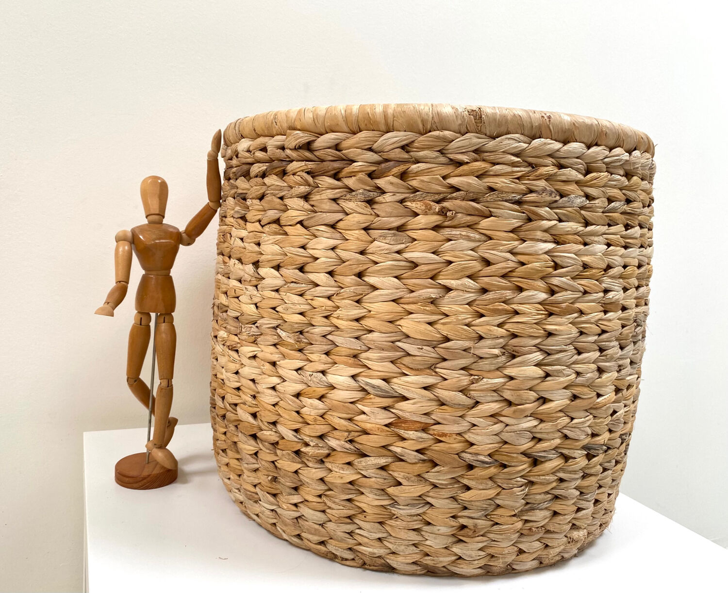 Cache-pot XL / grande panière des années 70
