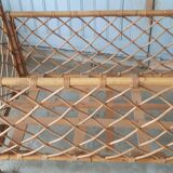 Bed in rattan