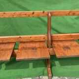 Swedish pine folding bench 1960s-1970s