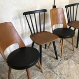 Set of 4 vintage chairs 1960