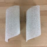 Pair of perspex wall lamps 60s