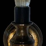 Lámpara de pared vintage de latón dorado, años 60