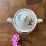 Ceramic flower pot and lid