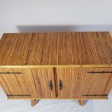 Buffet in rattan 50s