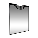 Vintage Deknudt mirror art deco style