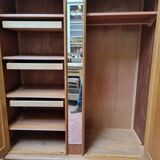 Cross-braced wardrobe