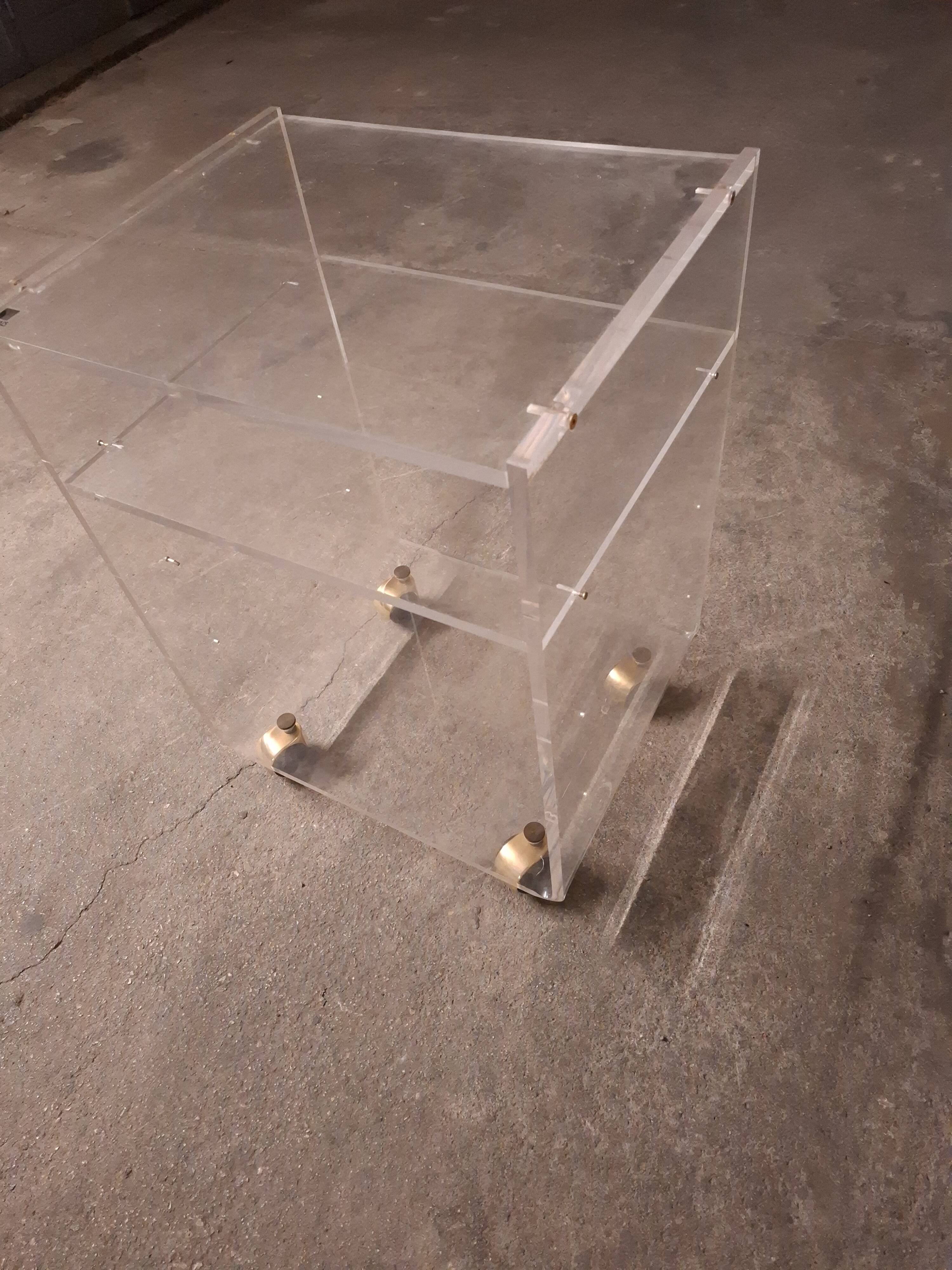 Vintage plexiglass furniture design Marais international
