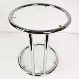 Bauhaus side table in the style of Eileen Gray, Germany 1980s.