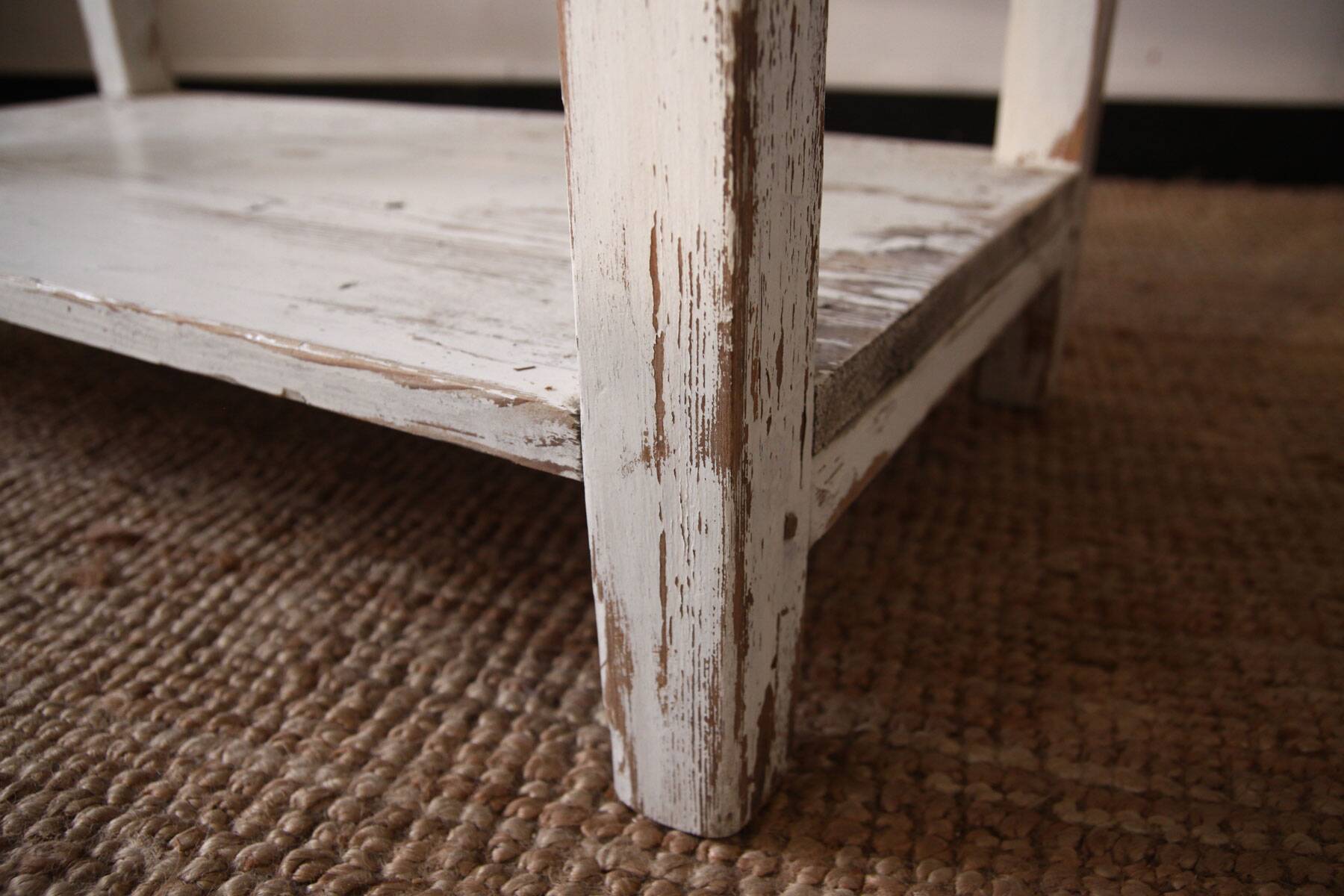 Shabby chic wooden console