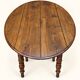 Extendable oval table Louis-Philippe solid oak 19th century