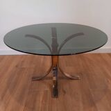 Table basse en verre des années 1970
