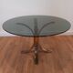 Table basse en verre des années 1970