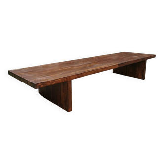 XXL solid wood bench