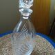 Vintage crystal whisky decanter from the 50s/60s