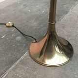 Hollywood Regency bamboo floor lamp by Ingo Maurer for M Design, 1960s.