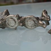 Silver-plated salt and pepper shakers "squirrel"