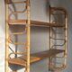 Rattan wall shelf, 1960s