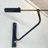 Wall lamp with arms and counterweight 1950