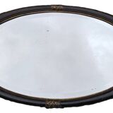 Bevelled Glass Art Deco Oval Mirror