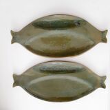 Vintage ceramic fish plates
