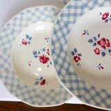 4 hollow plates of Digoin and Sarreguemines model Bastia 220629