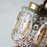 Mid-century gold table lamp, 1950s