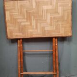 Folding bamboo table