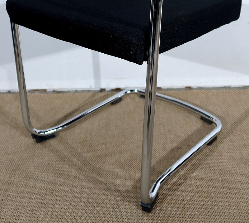 Office chair in chromed metal – xxth