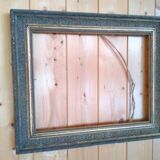 Old gold wood frame