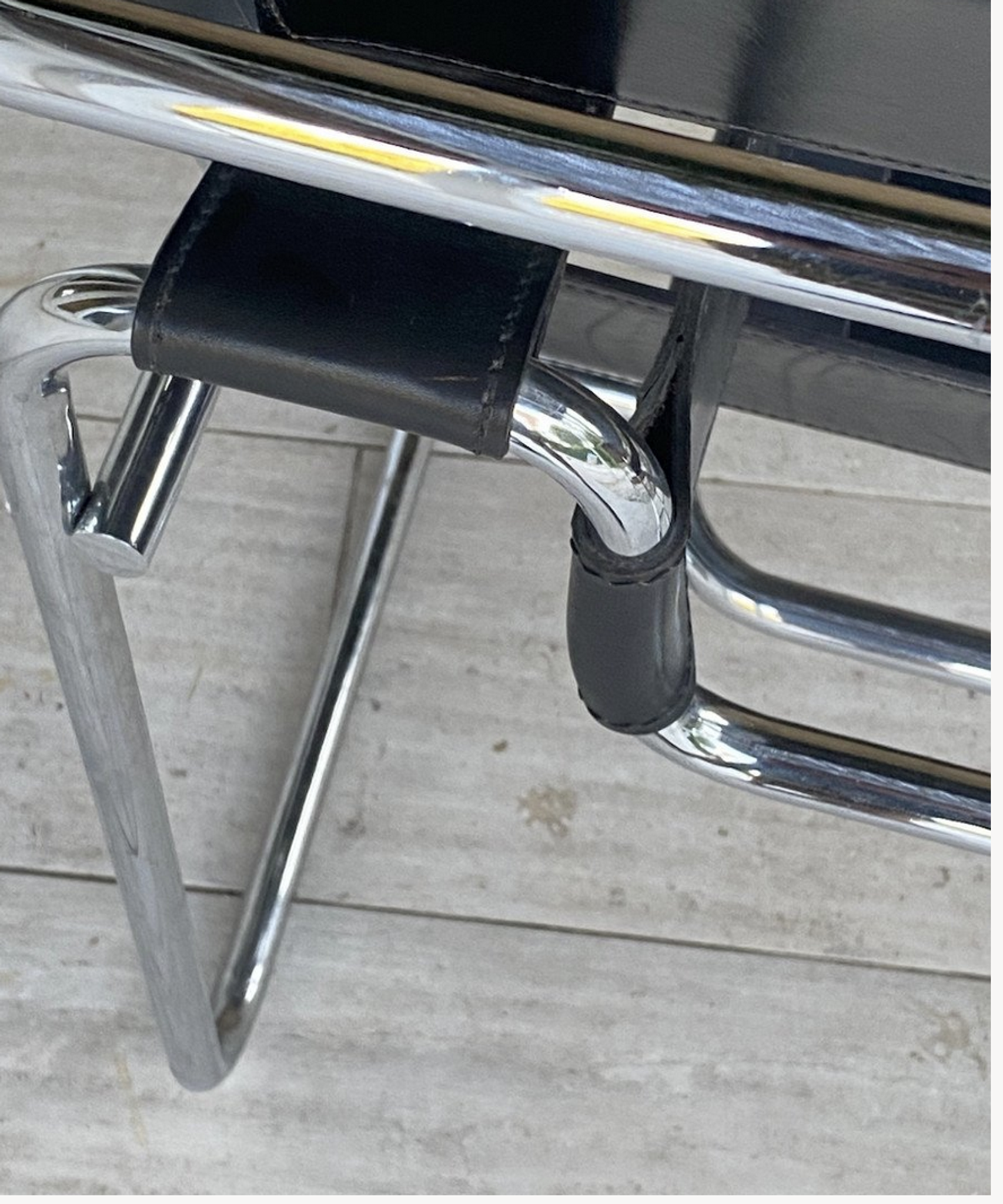 Armchairs Wassily, by Marcel Breuer, Edition Fasem, Italy 1988