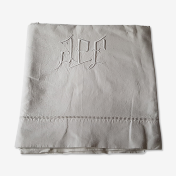 Drap monogramme JPF