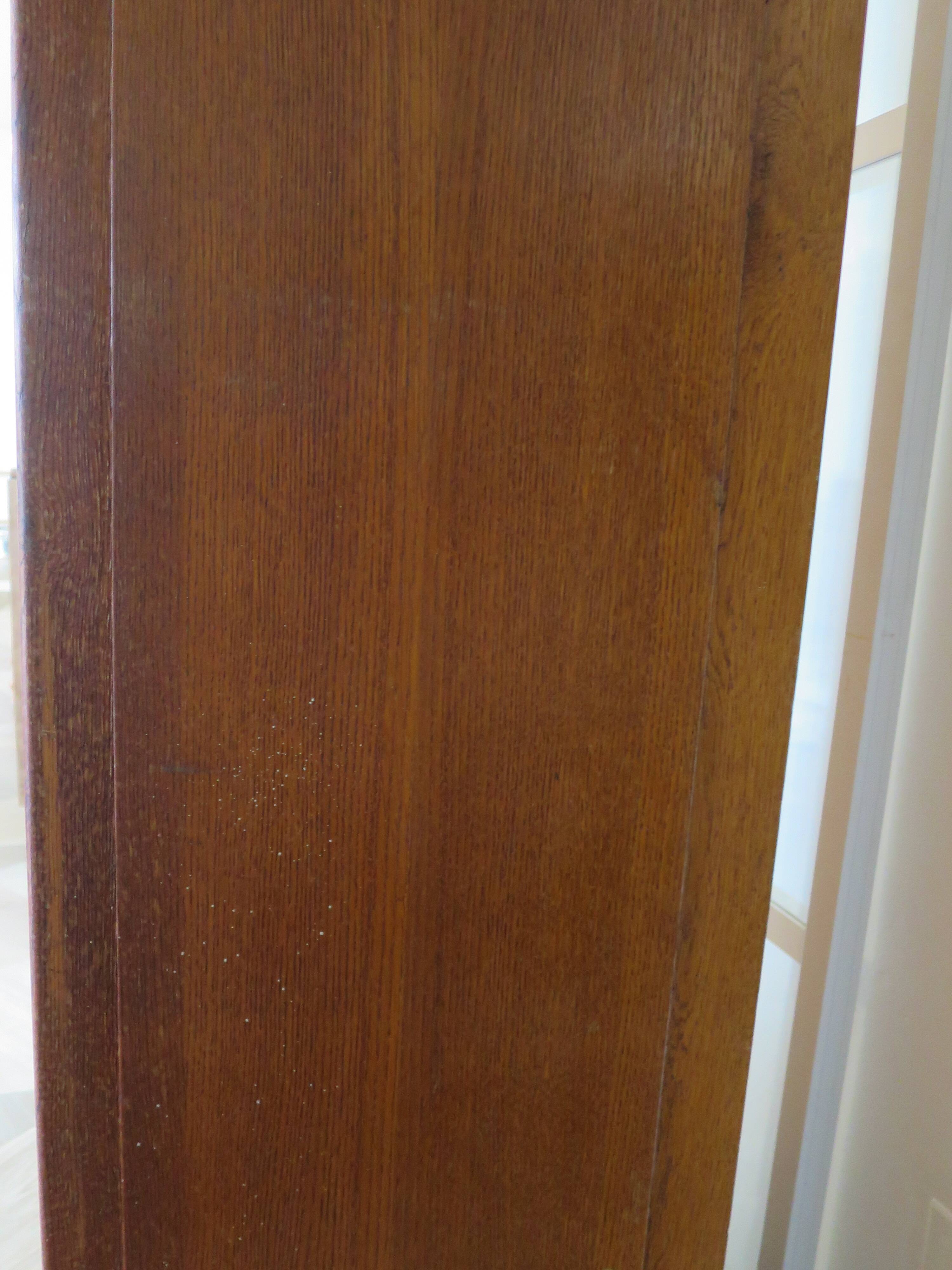 Burwood oak curtain file cabinet, 1960s