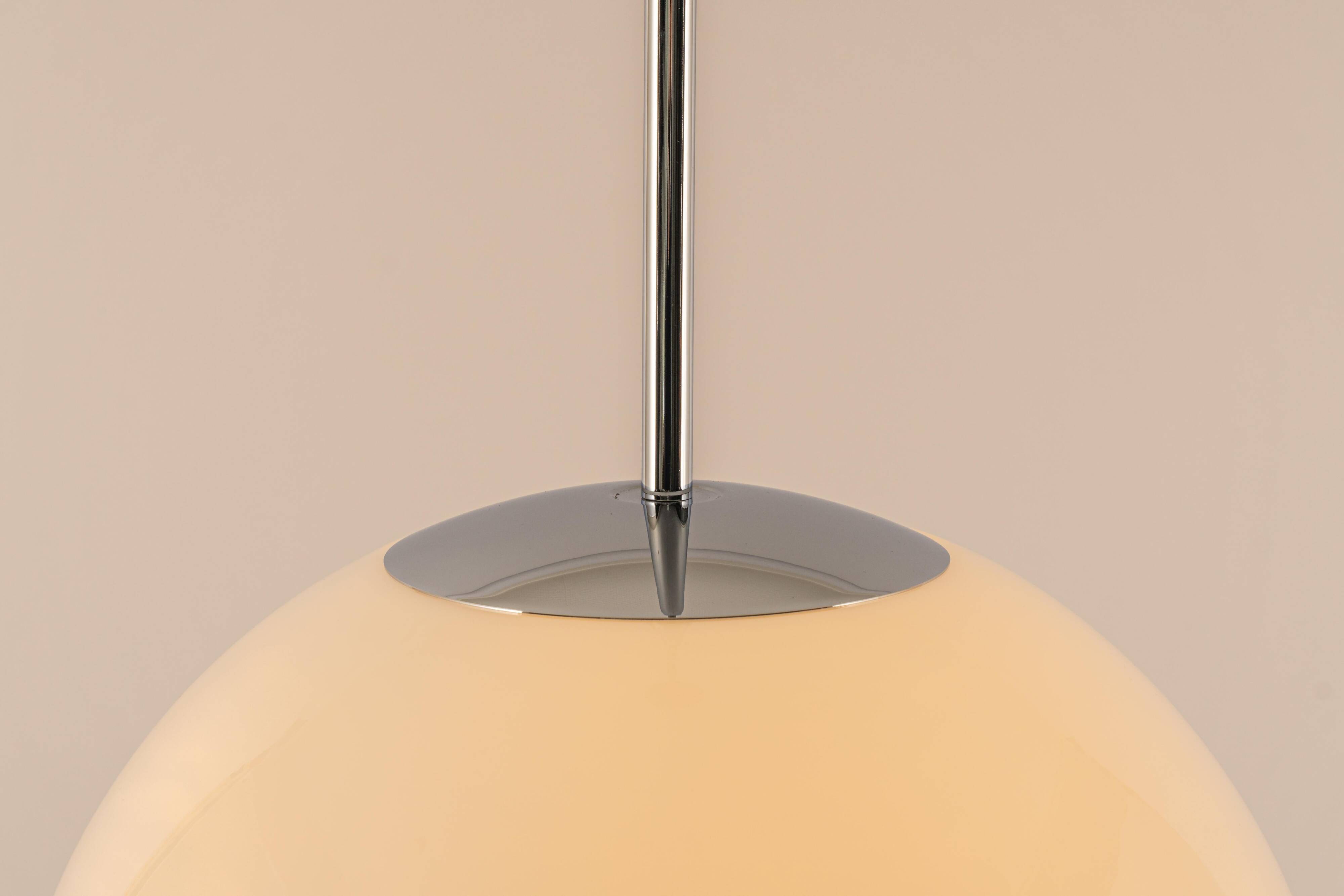 Opal ball pendant by Peill Putzler, Germany, 1970s