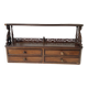 Shelf, old desk extension with drawers