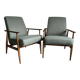 Vintage Mid-Century Armchairs: H.Lis 300-190 Restored Pair