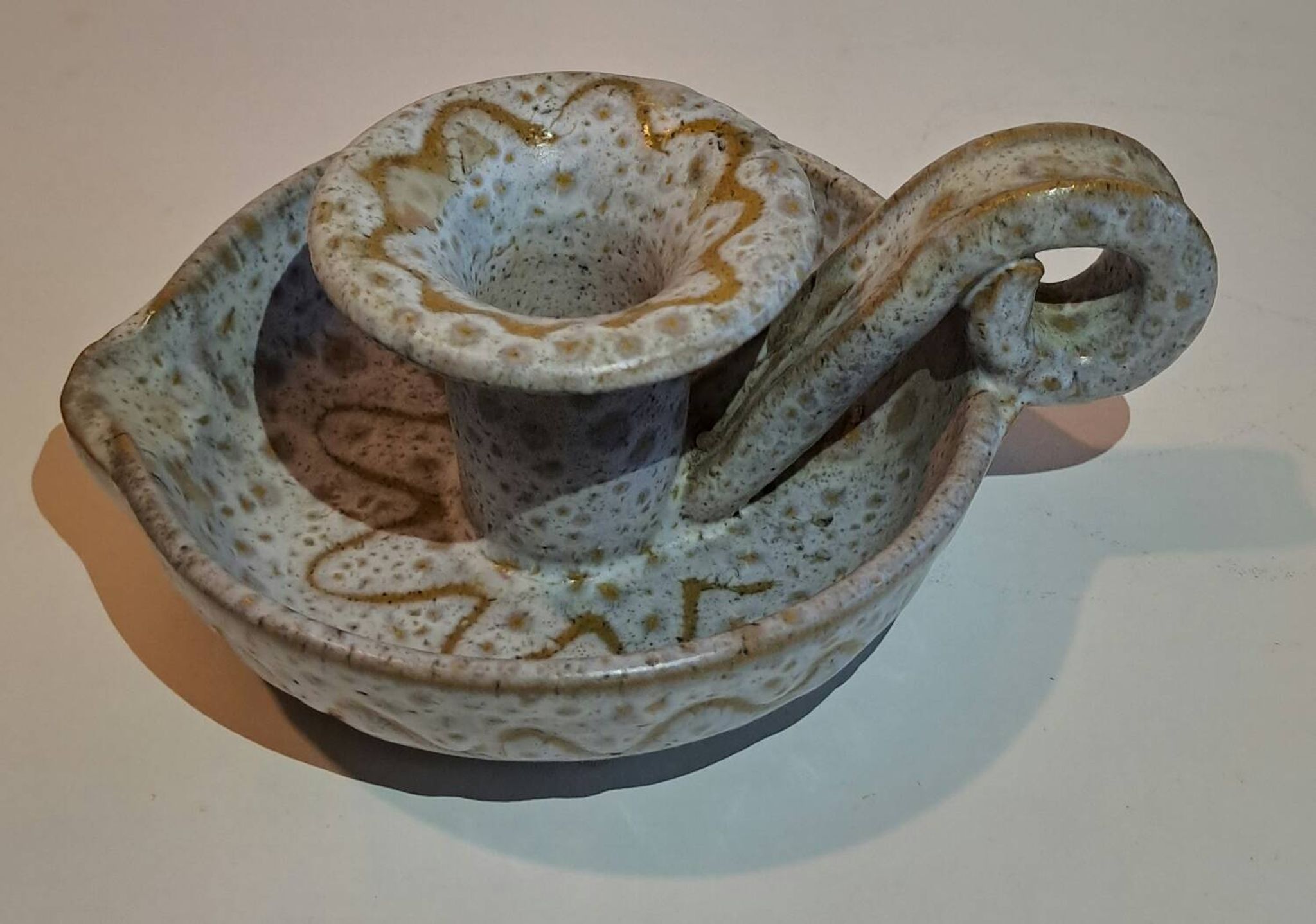 Bougeoir en céramique Accolay