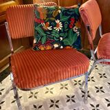 Pair of revalued armchairs