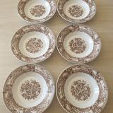 Assiettes verre opale