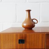 Brown vase by Manfred Buchholz