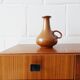 Brown vase by Manfred Buchholz