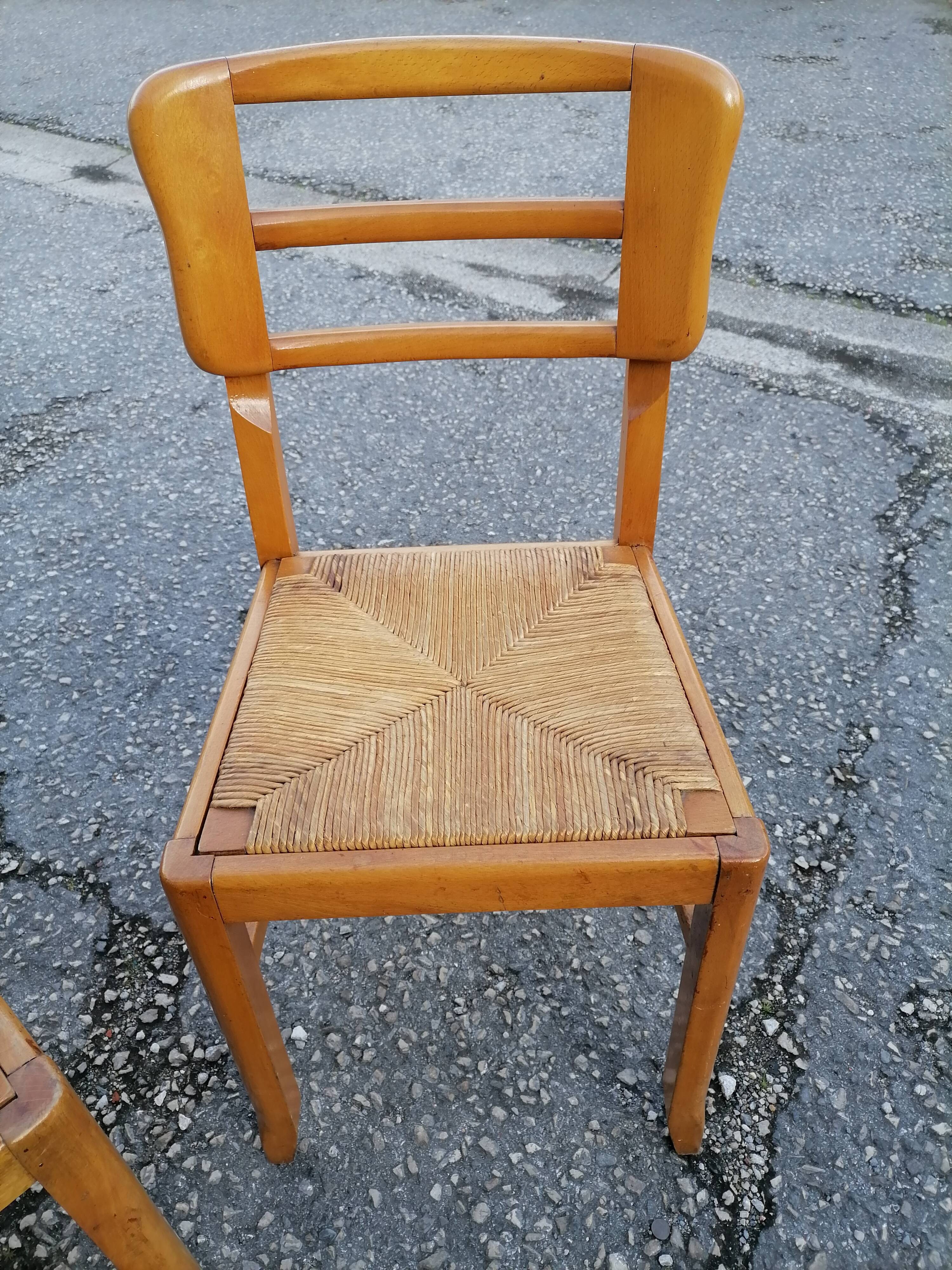 6 vintage chairs 1950