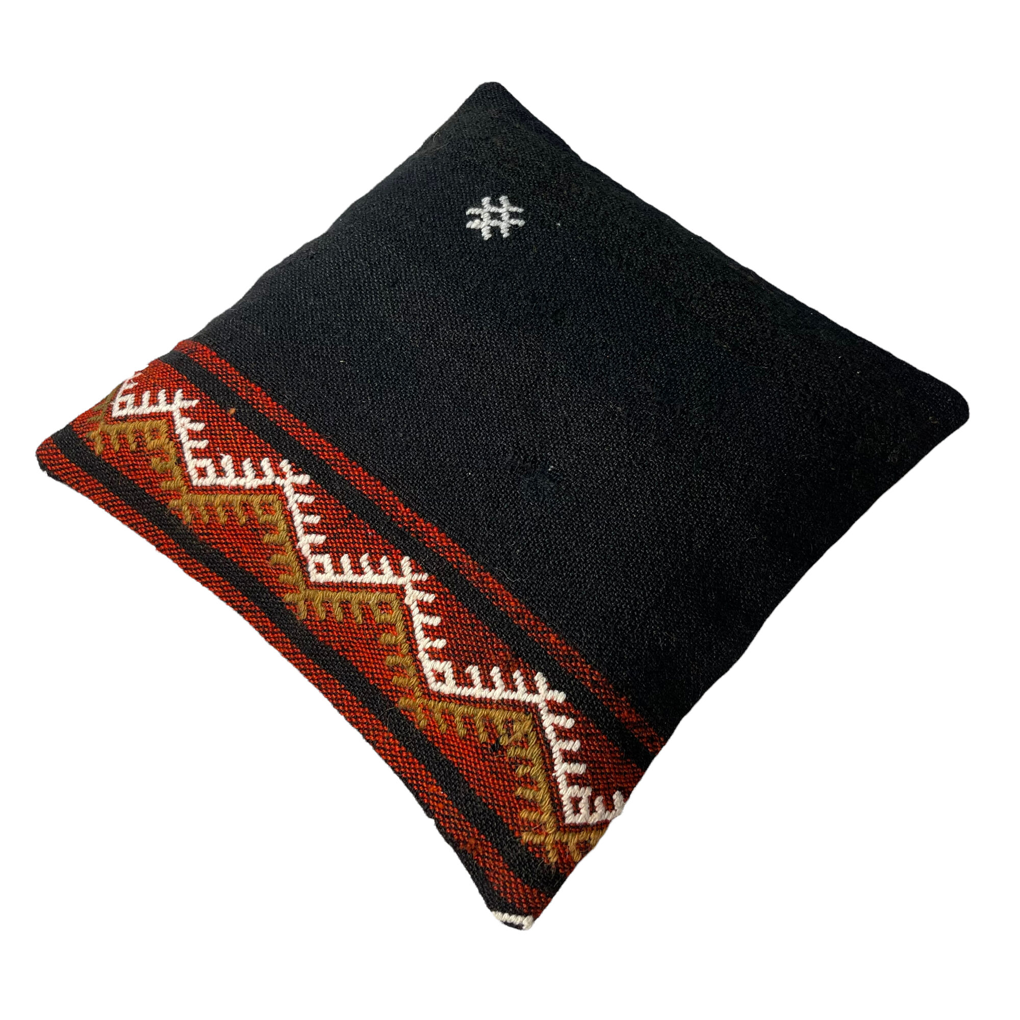 Turkish kilim cushion cover, 40 x 40 cm