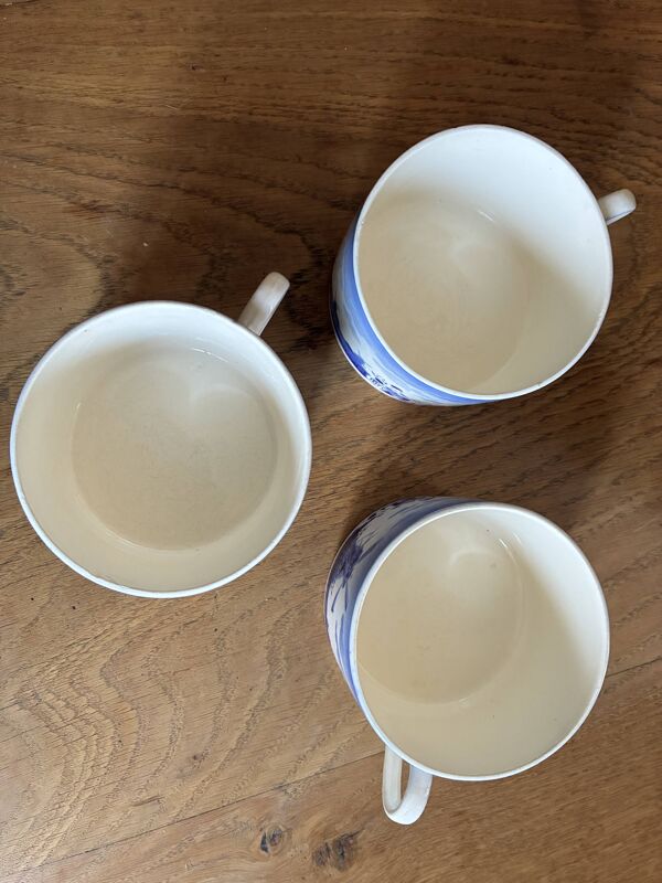 3 tasses anciennes Badonviller