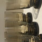 70's vintage engraved glasses
