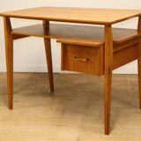 Bureau vintage de Roger Landault en chêne, 1950