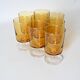 8 Cristal d'Arques Luminarc Suede amber glasses - Very good condition